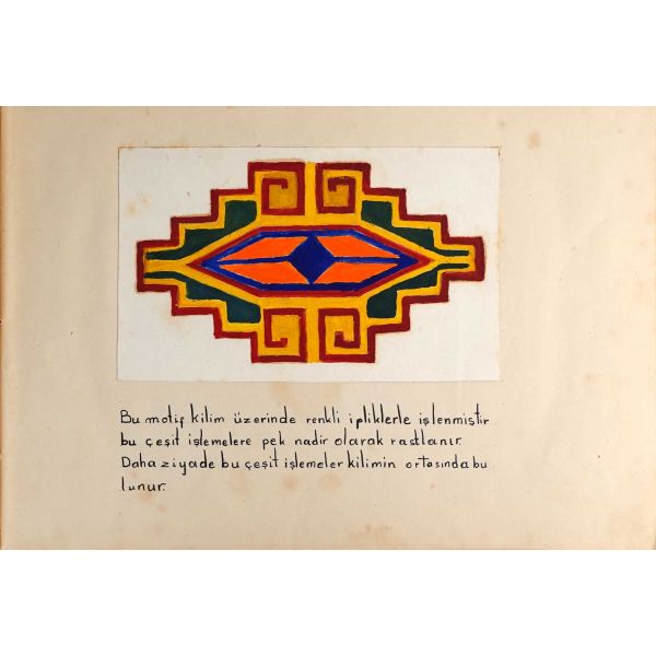 KİLİM MOTİFLERİ, Cevat Köksal, 13 s., 21x30 cm