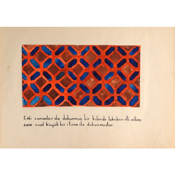 KİLİM MOTİFLERİ, Cevat Köksal, 13 s., 21x30 cm