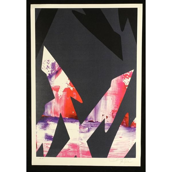 Osman Yılmazer imzalı özgün baskı, sanatçı edisyonu, 33x49 cm