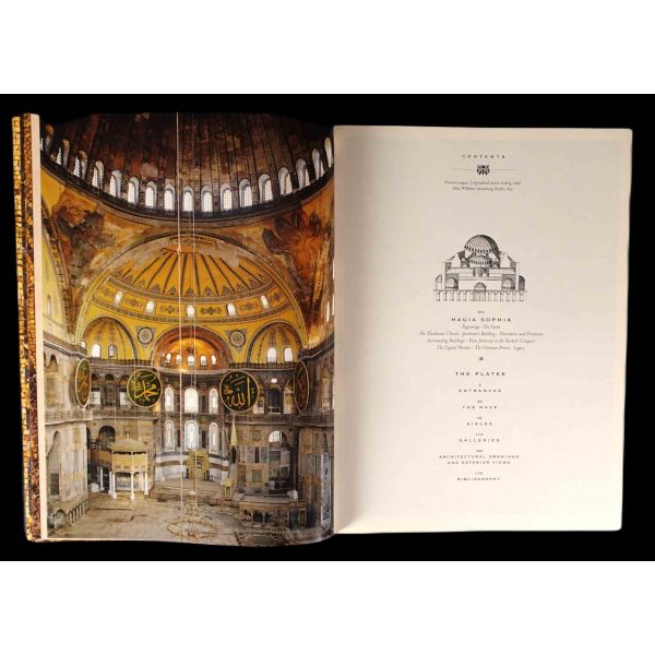 HAGIA SOPHIA (A Vision for Empires), metin: Cyril Mango, fotoğraf: Ahmet Ertuğ, 1997, Ertuğ & Kocabıyık, 175 sayfa, 31x42 cm...