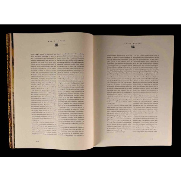 HAGIA SOPHIA (A Vision for Empires), metin: Cyril Mango, fotoğraf: Ahmet Ertuğ, 1997, Ertuğ & Kocabıyık, 175 sayfa, 31x42 cm...
