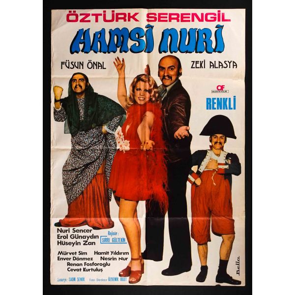 HAMSİ NURİ, Öztürk Serengil, Füsun Önal & Zelki Alasya, Olgun Film, Bella, 70x100 cm...