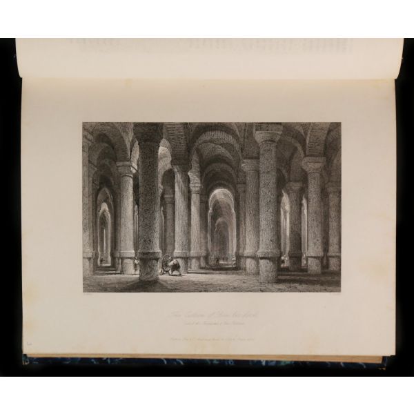 L´EMPIRE OTTOMAN ILLUSTRE: CONSTANTINOPLE (Ancienne et Moderne), (metin: M.M. Leon Galibert & Pelle), (gravürler: Thomas Allom), 1836, Fisher Fils,  60+58+54 sayfa, 22x27 cm...