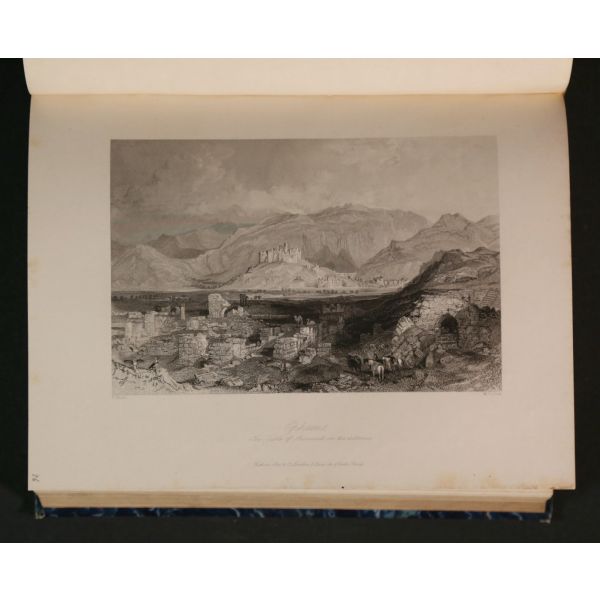 L´EMPIRE OTTOMAN ILLUSTRE: CONSTANTINOPLE (Ancienne et Moderne), (metin: M.M. Leon Galibert & Pelle), (gravürler: Thomas Allom), 1836, Fisher Fils,  60+58+54 sayfa, 22x27 cm...