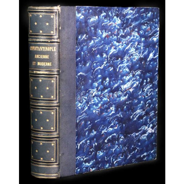 L´EMPIRE OTTOMAN ILLUSTRE: CONSTANTINOPLE (Ancienne et Moderne), (metin: M.M. Leon Galibert & Pelle), (gravürler: Thomas Allom), 1836, Fisher Fils,  60+58+54 sayfa, 22x27 cm...