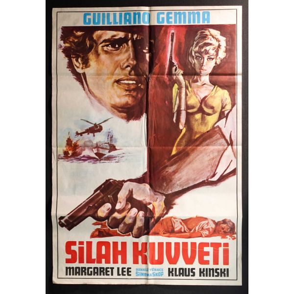SİLAH KUVVETİ, Guilliano Gemma, Margaret Lee & Klaus Kinski, 68x100 cm...