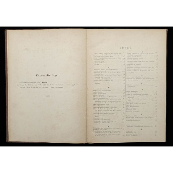 OESTERREICHISCHE MONATSSCHRIFT FUR DEN ORIENT (Heraugegeben Vom Orientalischen Museum in Wien),A.von Scala, 1877, 200 sayfa, 16x25 cm...