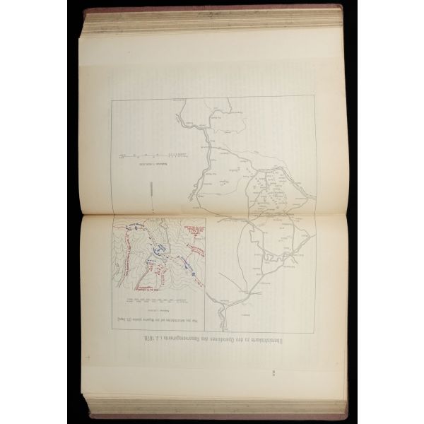 GESCHICHTE DES K. UND K. INFANTERIEREGIMENTS MARKGRAF VON BADEN 1672-1811 (1 ve 2. Cilt), Anton Babich von Lovinac, 1911, Im Selbstverlage des Regiments Budapest, 958+714 sayfa, 23x30 cm...