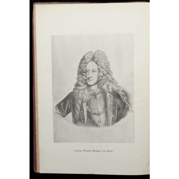 GESCHICHTE DES K. UND K. INFANTERIEREGIMENTS MARKGRAF VON BADEN 1672-1811 (1 ve 2. Cilt), Anton Babich von Lovinac, 1911, Im Selbstverlage des Regiments Budapest, 958+714 sayfa, 23x30 cm...
