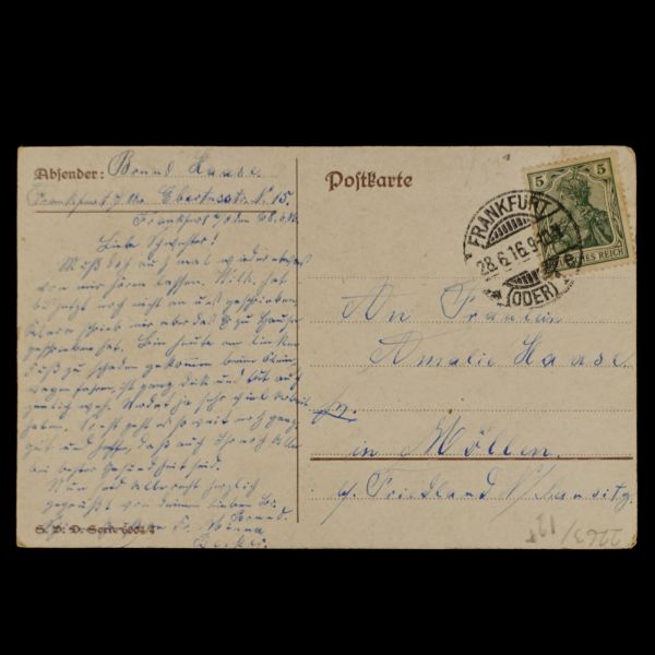 İttifak Devletleri´nin bayrakları ile bir hanımefendinin fotoğrafının yer aldığı ittifak kartpostalı, 14x9 cm...