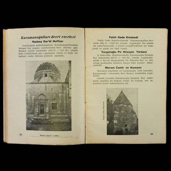 Tarihi - Turistik KONYA REHBERİ, Mehmet Önder, 1950, Yeni Kitap Basımevi - Konya, 154 sayfa, 14x20 cm…