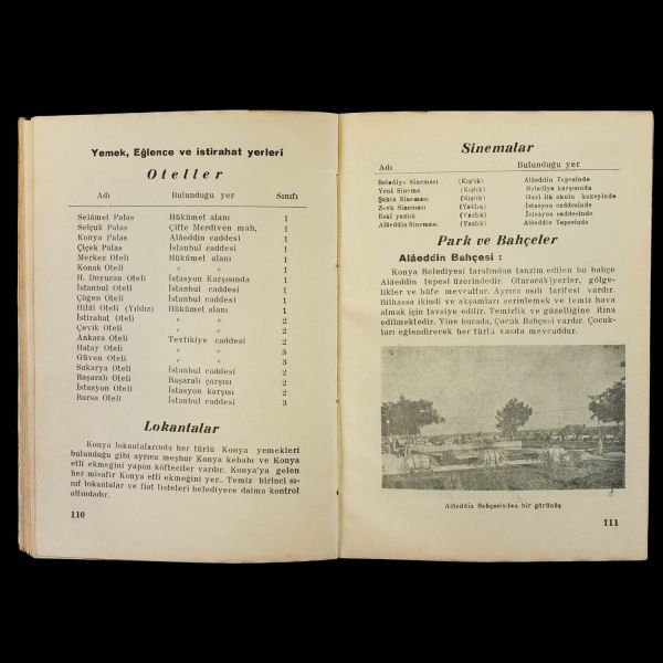 Tarihi - Turistik KONYA REHBERİ, Mehmet Önder, 1950, Yeni Kitap Basımevi - Konya, 154 sayfa, 14x20 cm…
