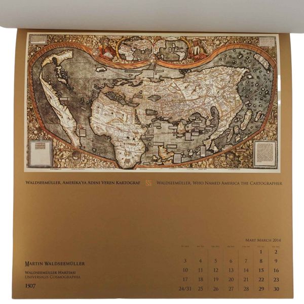 HOMEROS´TAN CUMHURİYET´E TARİHTE TÜRK HARİTALARI, ed. Bülent Özükan, 2014, 32 sayfa, 32x32 cm...