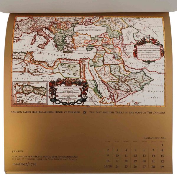 HOMEROS´TAN CUMHURİYET´E TARİHTE TÜRK HARİTALARI, ed. Bülent Özükan, 2014, 32 sayfa, 32x32 cm...