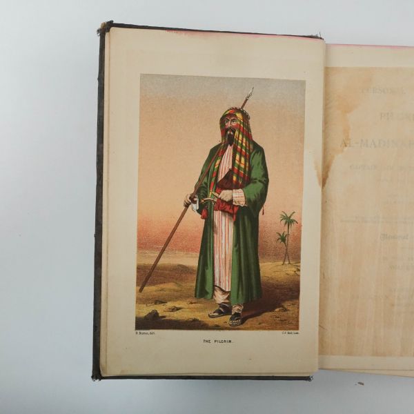 PERSONAL NARRATIVE OF A PILGRIMAGE TO AL-MADINAH & MECCAH (2 cilt takım), Captain Sir Richard F. Burton, 1893, Tylston And Edwards (Londra), 14x22 cm...