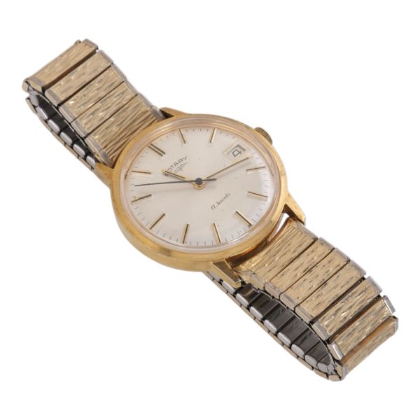 Rotary, Swiss Made, metal kordonlu, vintage erkek kol saati...