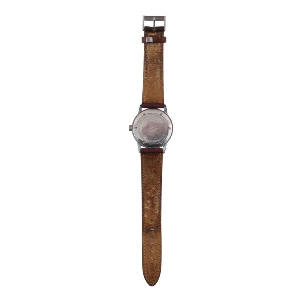Geneva Sport, Swiss Made, kadranı Nazi SS arması damgalı, deri kordonlu vintage erkek kol saati...