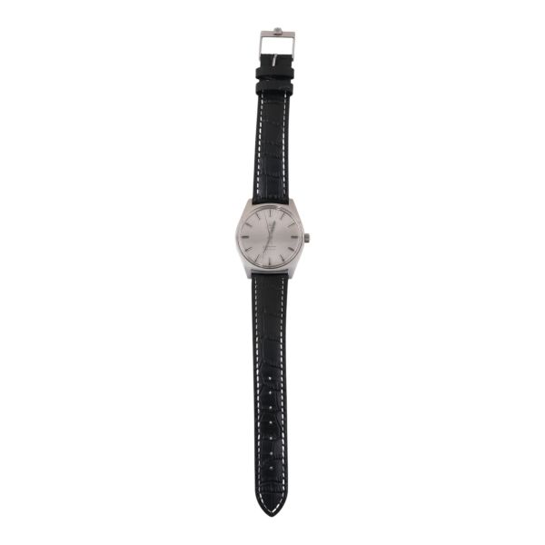 Omega Seamaster, Swiss Made, deri kordonlu vintage erkek kol saati...
