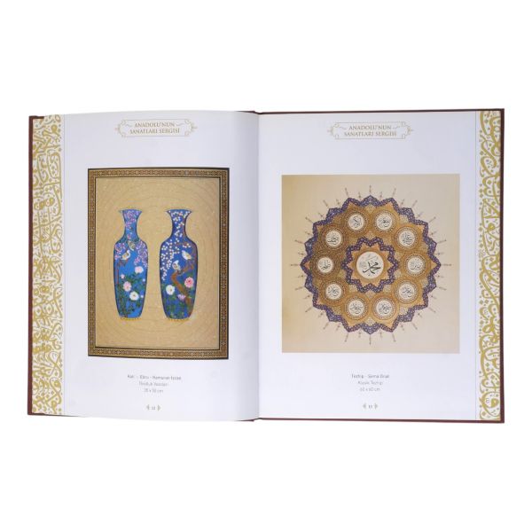 ANADOLU´NUN SANATLARI SERGİSİ, Ege Reklam Basım, 65 sayfa, 24x30 cm...