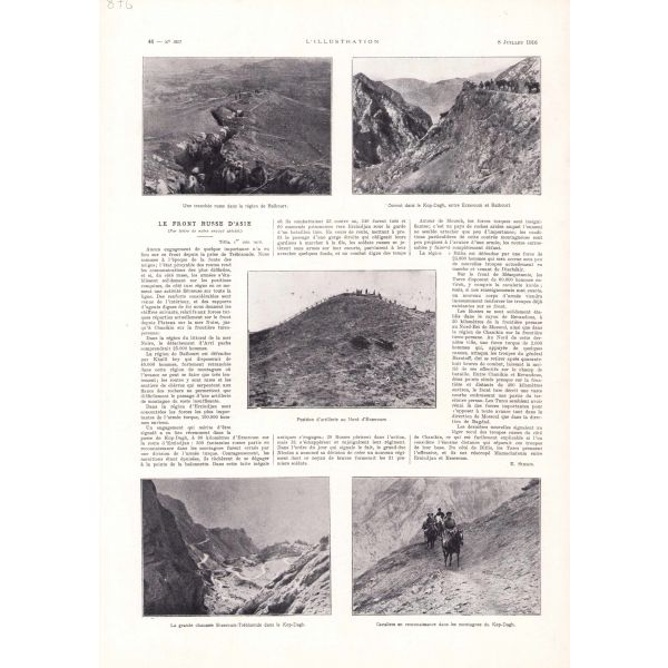 Dergi, Illustriation - 8 Temmuz 1916, Bayburt - Erzurum beş fotolu, 24 sayfa, 28x38 cm