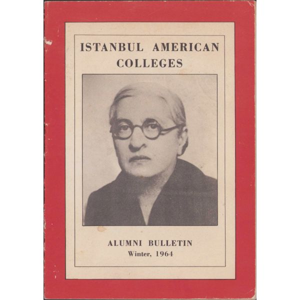İstanbul Amerikan Koleji 1964 yılı mezuniyet yıllığı, Halide Edip kapaklı, 80 sayfa, Ekspres Matbaası, İstanbul Cağaloğlu