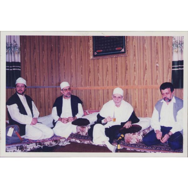 Halveti Cerrahi Şeyhi Safer Dal (1926-1999), Ömer Tuğrul İnançer ve Ahmet Özhan, 15x10 cm