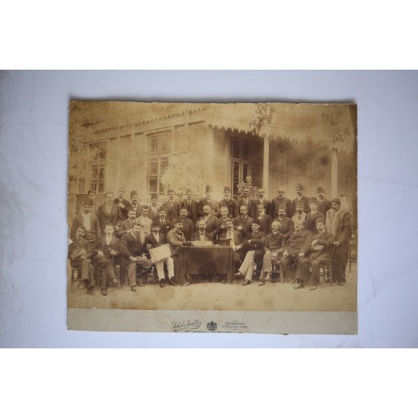 Stamboul Journal Quotidien [Fransızca İstanbul Gazetesi] hatıra fotoğrafı, Sebah Joillier Constantinople, 37x29 cm