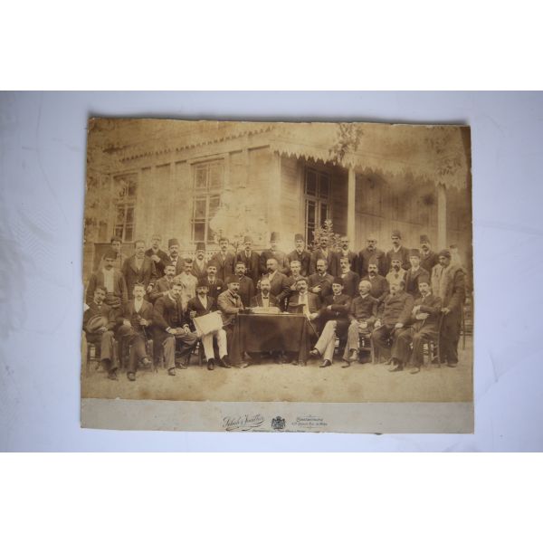 Stamboul Journal Quotidien [Fransızca İstanbul Gazetesi] hatıra fotoğrafı, Sebah Joillier Constantinople, 37x29 cm