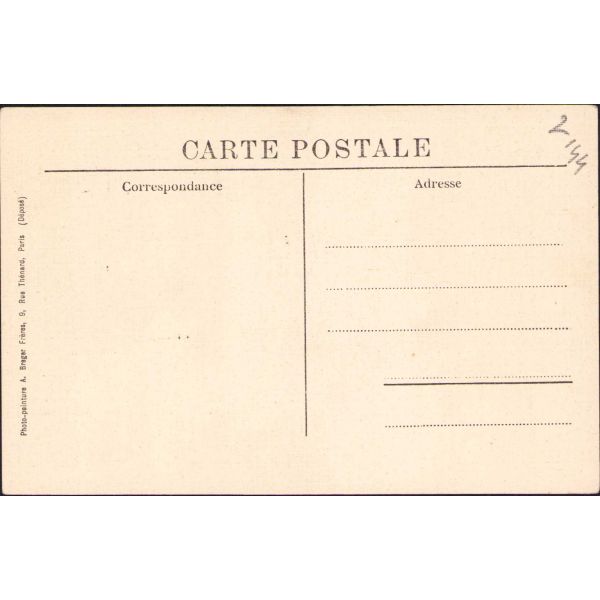 Osmanlı dönemi kartpostal, Kadikeui [Kadıköy] Saint Joseph Lisesi Etüt Odası, Constantinople, A. Breger Freres-Paris.