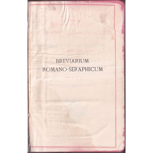 Latince kitap, Breviarium Romano-Seraphicum, Vatican 1943