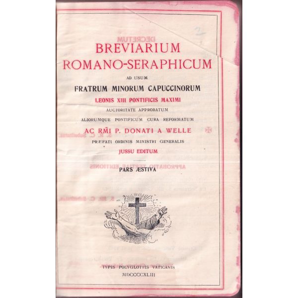 Latince kitap, Breviarium Romano-Seraphicum, Vatican 1943