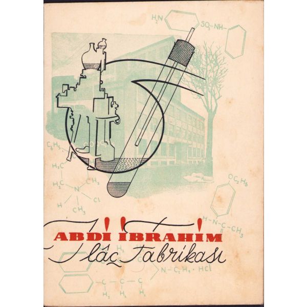 Abdi İbrahim İlaç Kataloğu, 10 sayfa, 11x15 cm