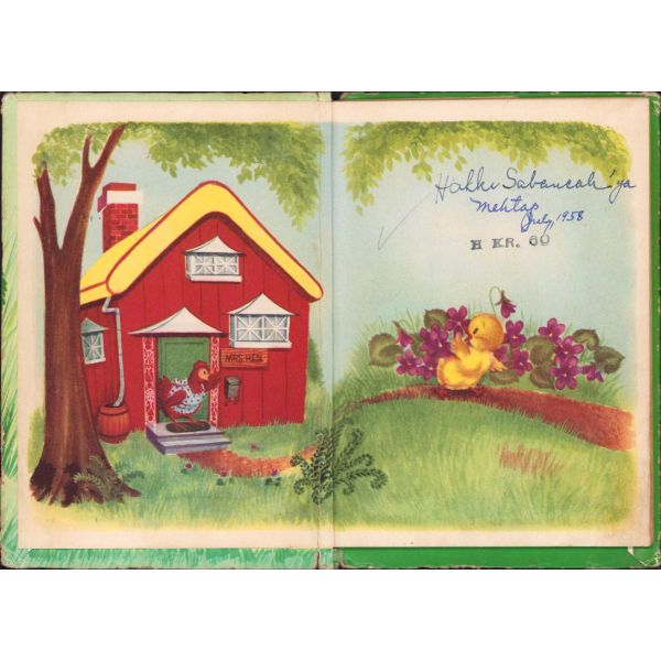 İngilizce, Butterball The Little Chick, Çocuk kitabı, Helen Wing, 1956, 32 sayfa