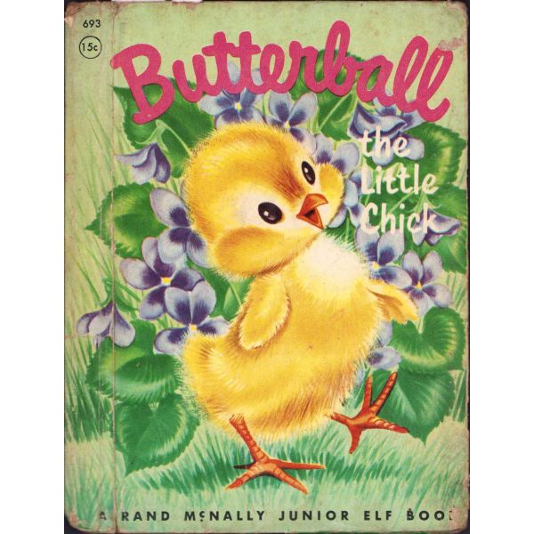 İngilizce, Butterball The Little Chick, Çocuk kitabı, Helen Wing, 1956, 32 sayfa