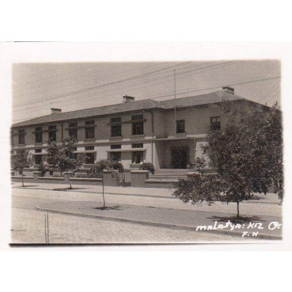 Malatya Kız Okulu Bayram Kartı 6,5 x 9 Cm