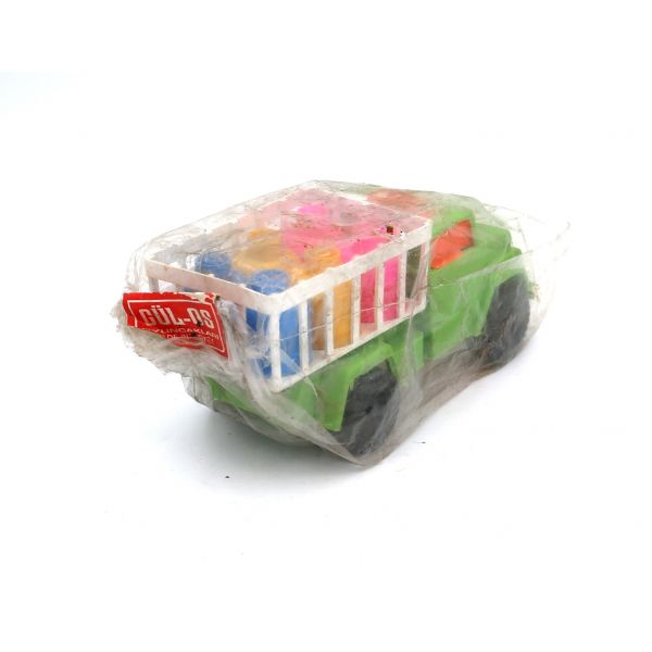 Türk malı, Gül-Os Oyuncakları, ambalajında plastik oyuncak tüp kamyonu, 6x8x17 cm