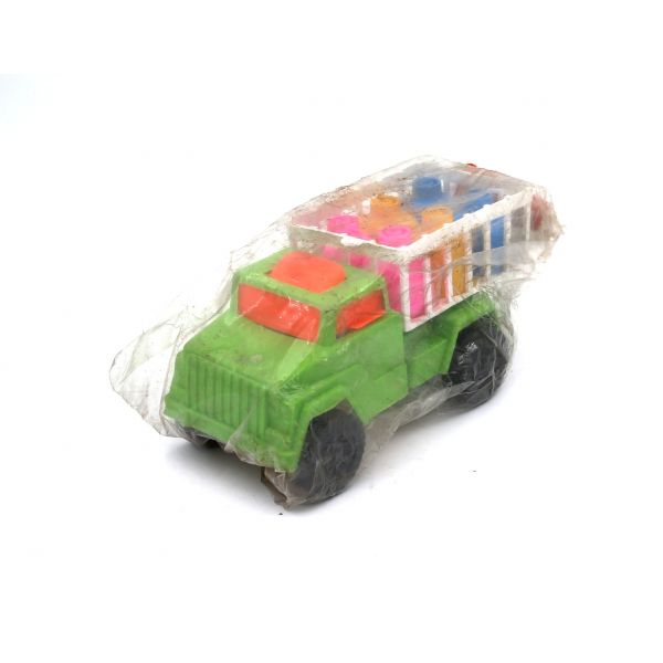 Türk malı, Gül-Os Oyuncakları, ambalajında plastik oyuncak tüp kamyonu, 6x8x17 cm
