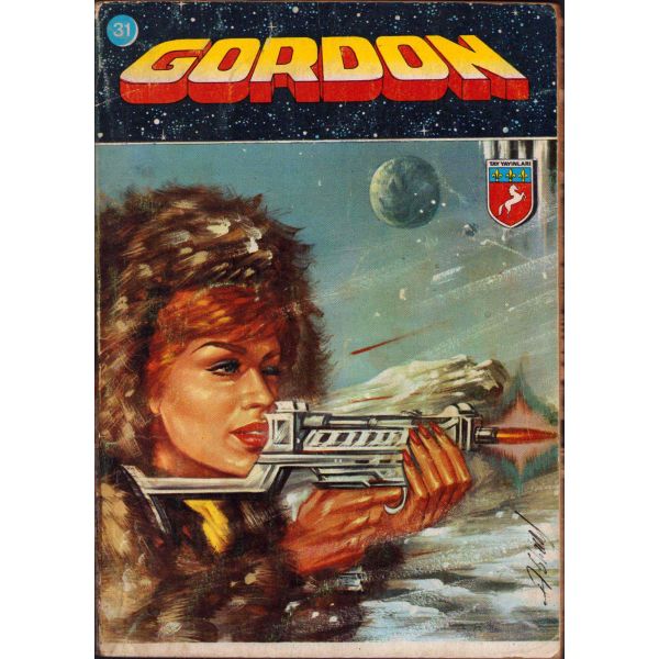 Gordon 31, Tat Yayınları, kapak Aslan çizim, 82 sayfa, 12x19 cm