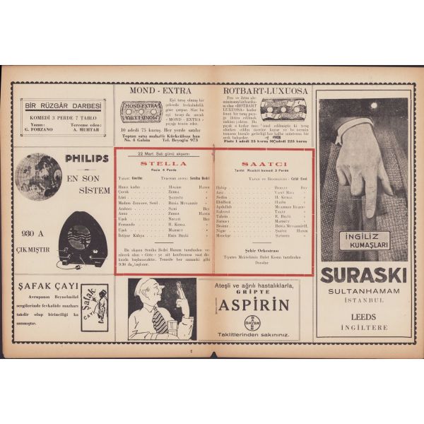 Darülbedayi No.29, İstanbul, 1939, 16 sayfa, 20x28cm