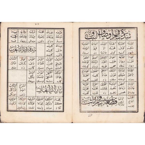 Arapça gramer kitabı, ilk iki sayfa eksik, cilt kopuk, 143 sayfa, 10x13cm