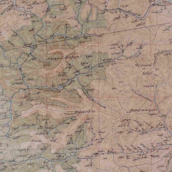 Van haritası, Erkân-ı Harbiye-i Umumiye Matbaası 1332, 50x60 cm