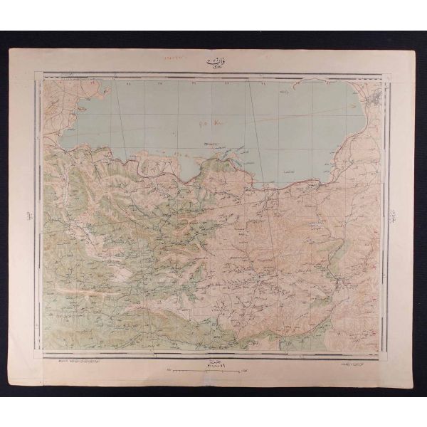 Van haritası, Erkân-ı Harbiye-i Umumiye Matbaası 1332, 50x60 cm
