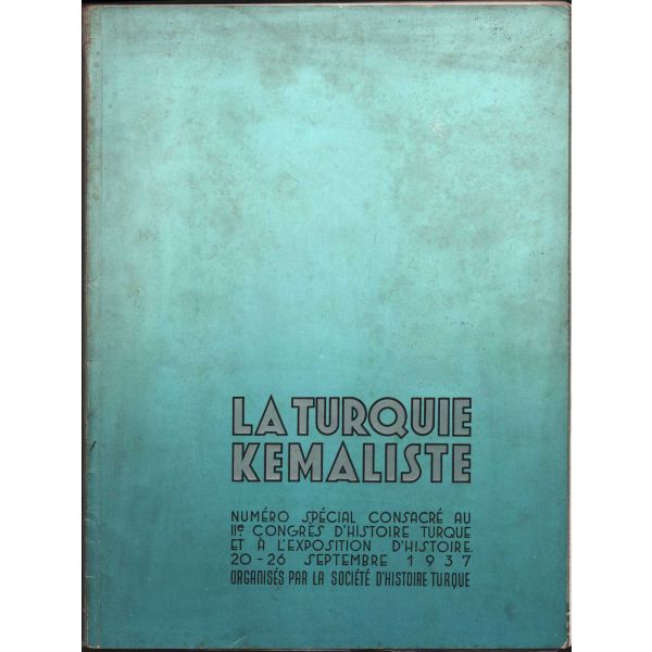 Fransızca LA TURQUIE KEMALISTE dergisinin Aralık 1937 tarihli sayısı, 24x32 cm