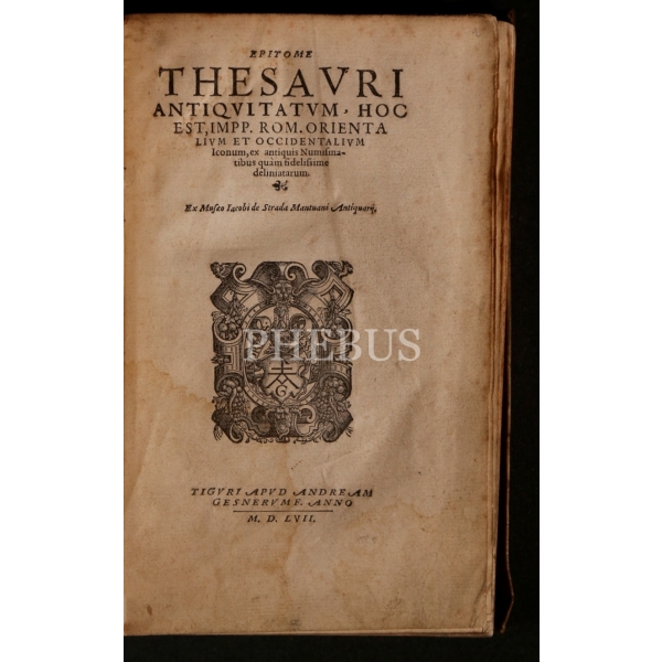 EPITOME THESAURI ANTIQUITATUM