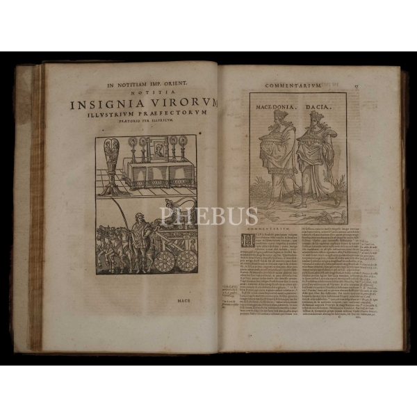 NOTITIA VTRAQUE DIGNITATUM (cum Orientis, tum Occidentis, vltra Arcadii Honoriique tempora)