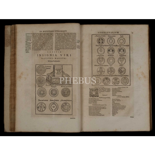 NOTITIA VTRAQUE DIGNITATUM (cum Orientis, tum Occidentis, vltra Arcadii Honoriique tempora)