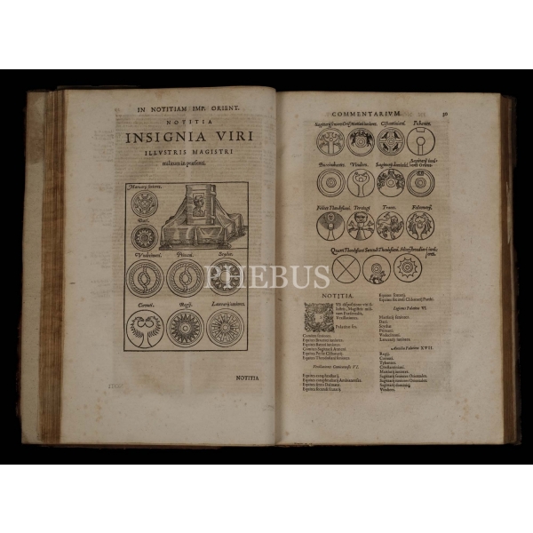 NOTITIA VTRAQUE DIGNITATUM (cum Orientis, tum Occidentis, vltra Arcadii Honoriique tempora)